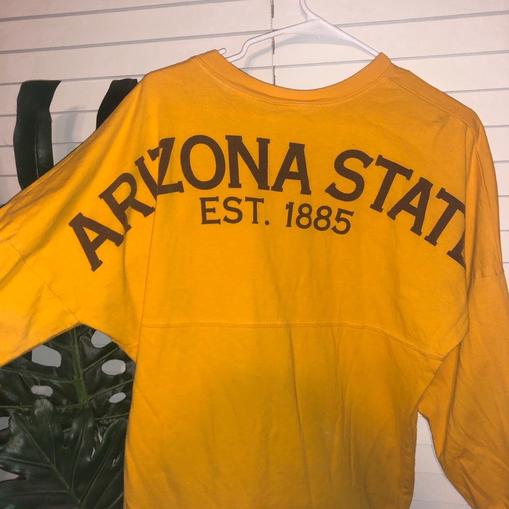 ASU yellow crew neck